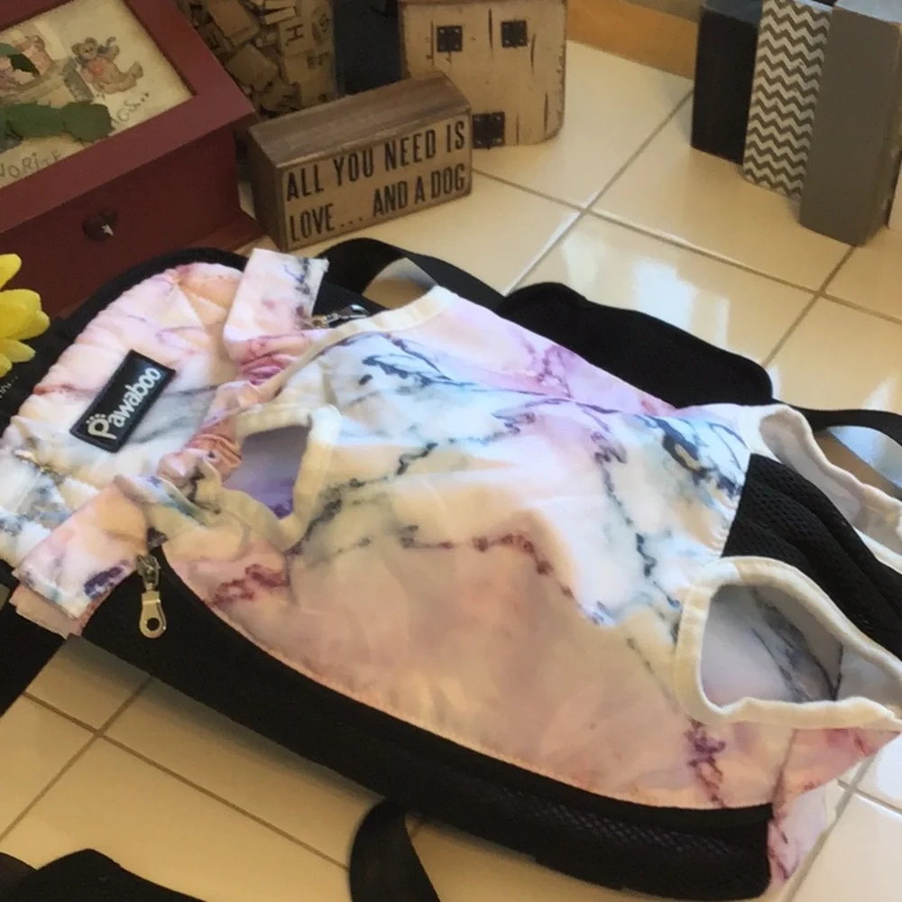 ‘Pawaboo’ Front or Back Pet Carrier Backpack (#7)